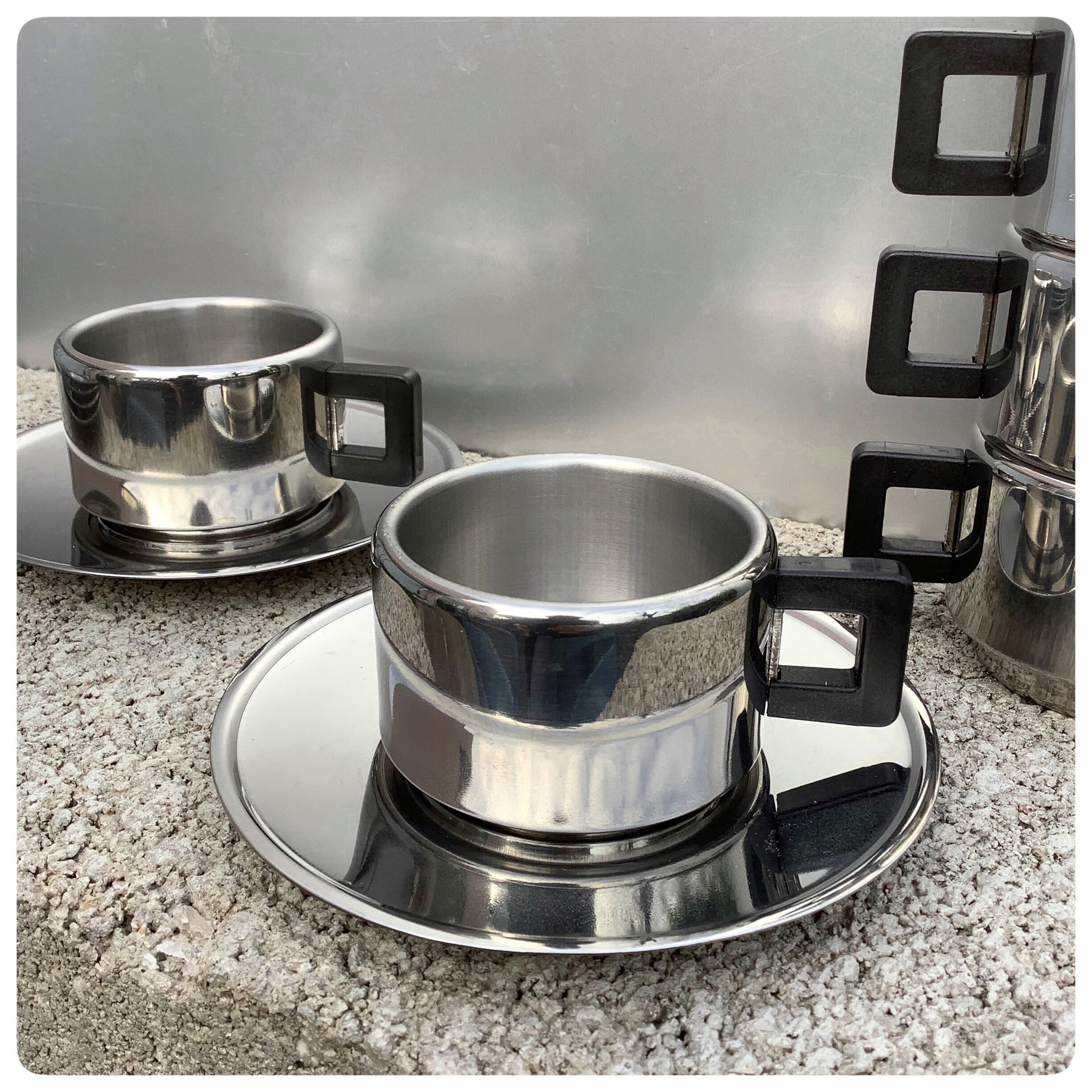 Tasse Pliante Vintage Touriste - Années 50 - Bakélite - Avec Boîte D'Origine