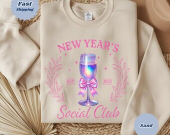 New Year Coquette Social Club Sweatshirt
