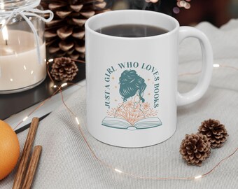 Book Lovers Mug Coffee Mug for Her Best Friend Gift Coffee Lovers Cup Hot Cocoa Ceramic Mugs Birthday Gift Holiday Seasons 11oz,15oz
