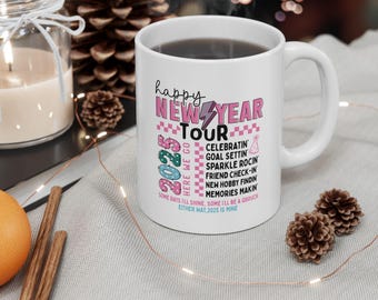 2025 Motivational Mug – Inspirational New Year Gift for a Positive Start to 2025