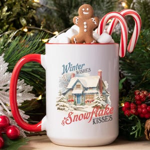 Christmas Coffee Mug: Festive Winter Holiday Ceramic Mug (11oz, 15oz)
