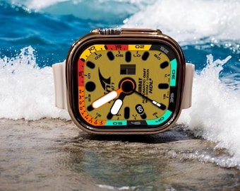 Apple Watch faces Clockology  Premium Apple Watch faces for smartwatch Top-rated watch face designs Fin Dive Watch