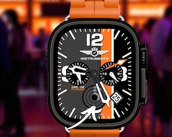 Apple Watch faces Clockology Apple Watch faces for smartwatch interactive premium watch face Smart Aviator OPS 02 for Ultra and Series