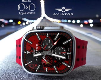 Apple Watch faces Clockology Apple Watch faces for smartwatch Top-rated watch face designs Aviator VX31 for Ultra and Series