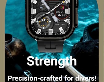 Apple Watch faces Clockology  Premium Apple Watch faces for smartwatch Top-rated watch face designs Tide Hydrocore Diving iWatch