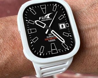 Apple Watch faces Clockology  Premium Apple Watch faces for smartwatch Top-rated watch face designs watch face diver Fin Aquapro Stealth