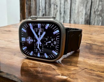 Apple Watch Face custom Designed to Work With the Clockology App From the App Store Etsy