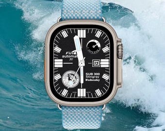 Apple Watch faces Clockology  Premium Apple Watch faces for smartwatch Top-rated watch face designs Fin Dive Watch