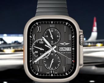 Apple Watch faces Clockology  Premium Apple Watch faces for smartwatch Top-rated watch face designs analog watch face Aviator iWatch