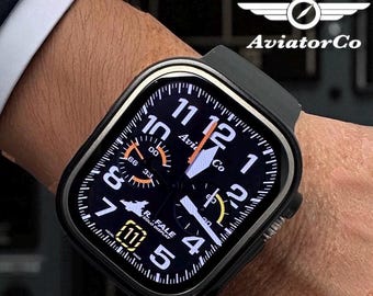 AviatorCo Rafale Flight Apple Watch Face Custom Clockology Design