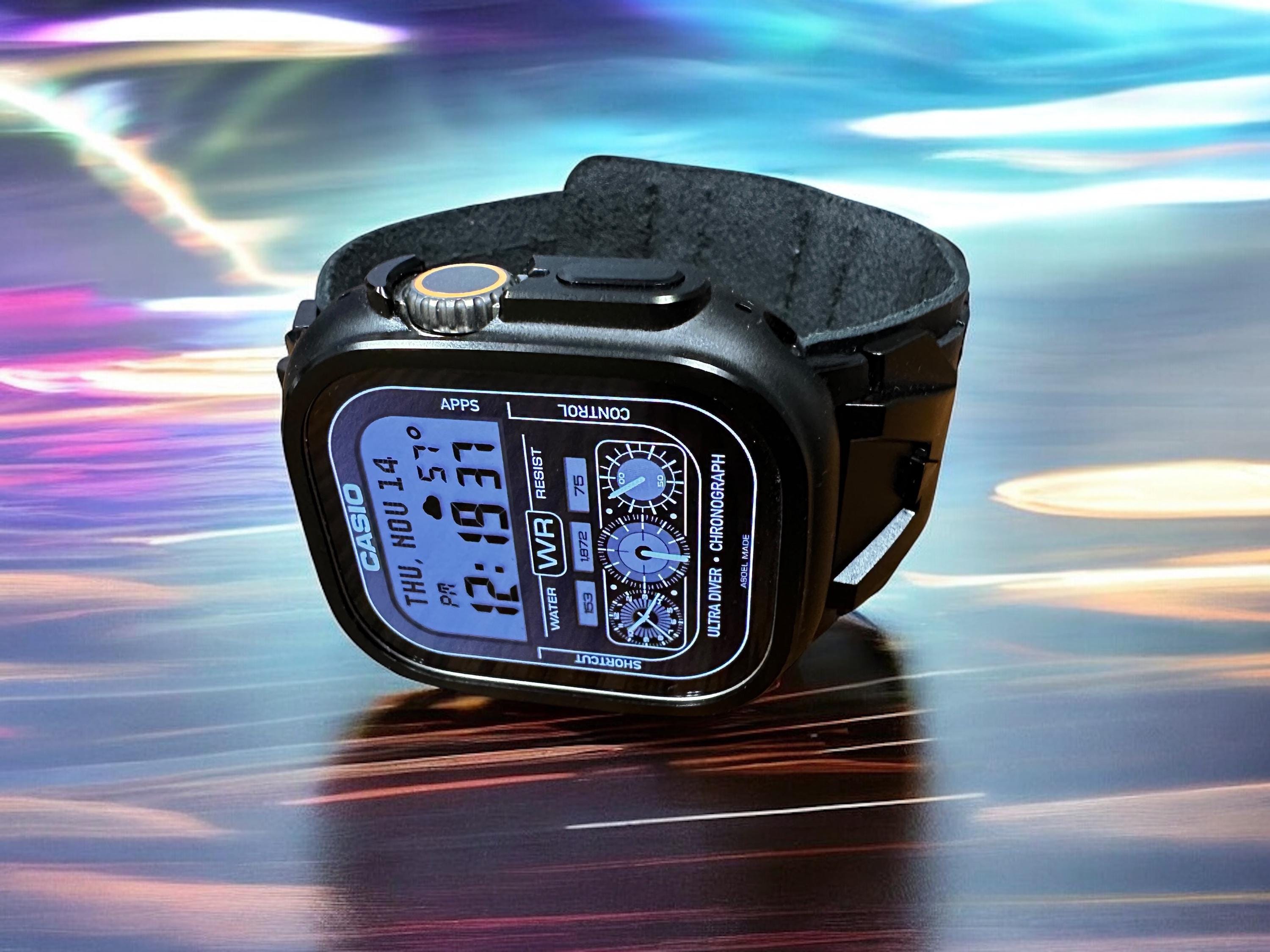 Casio Apple Watch Face Etsy