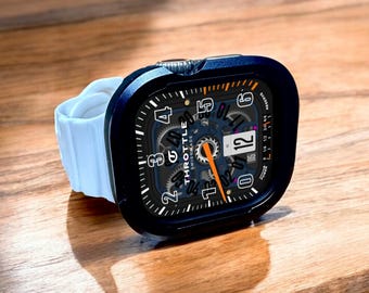 Apple Watch faces Clockology  Premium Apple Watch faces for smartwatch Top-rated watch face designs Throttle Racing Watch