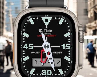 Apple Watch faces Clockology  Premium Apple Watch faces for smartwatch Top-rated watch face designs analog watch face Casio Tide iWatch face