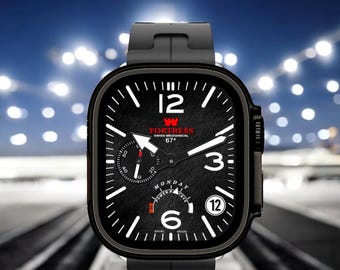 Apple Watch faces Clockology  Premium Apple Watch faces for smartwatch Top-rated watch face designs Fortress Military Watch
