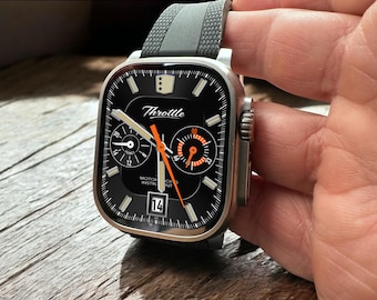 Apple Watch faces Clockology  Premium Apple Watch faces for smartwatch Top-rated watch face designs Throttle Racing Watch