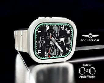 Apple Watch faces Clockology Apple Watch faces for smartwatch Top-rated watch face designs Aviator Aerochrono Pro for Ultra and Series