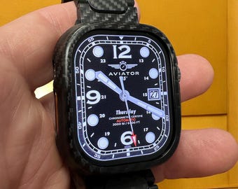 Apple Watch faces Clockology  Premium Apple Watch faces for smartwatch Top-rated watch face designs Aviator Flight Watch