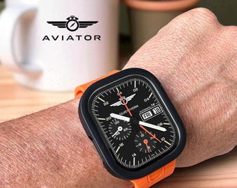 Apple Watch faces Clockology  Premium Apple Watch faces for smartwatch Top-rated watch face designs Aviator Flight Watch