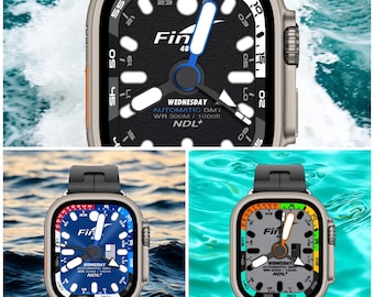 3 Apple Watch faces Clockology  Premium Apple Watch faces for smartwatch Top-rated watch face designs analog watch face bundle