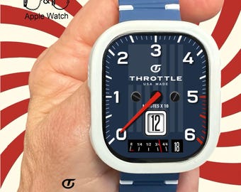 Apple Watch faces Clockology Apple Watch faces for smartwatch Summertime Apple Watch faces July 4th watch faces Throttle GT USARacing Watch
