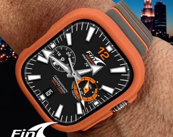 Fin Aquapro Diver Watch Face for Apple Watch Ultra/Series (Clockology Digital Download)