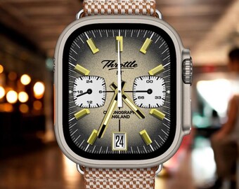 Apple Watch faces Clockology  Premium Apple Watch faces for smartwatch Top-rated watch face designs Throttle Racing Watch