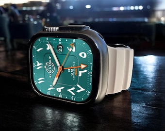 Axis Hour GMT Arabic Traveler Apple Watch Face (clockology)
