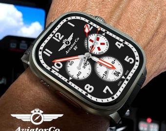 Apple Watch faces Clockology Apple Watch faces for smartwatch  watch face designs AviatorCoCo AVI Watch FaceUpdated