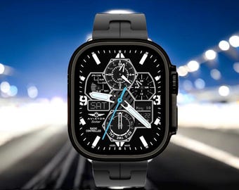 Apple Watch faces Clockology  Premium Apple Watch faces for smartwatch Top-rated watch face designs analog watch face Aviator iWatch