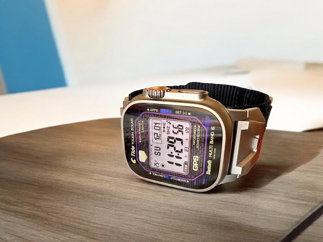 Digital Watch Casio Apple Watch Wallpaper Apple Watch Faces