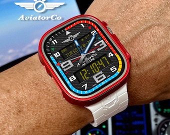 Apple Watch faces Clockology Apple Watch faces for smartwatch  men’s watch face designs AviatorCo MachOne Flight Watch face UpdatedUpdated
