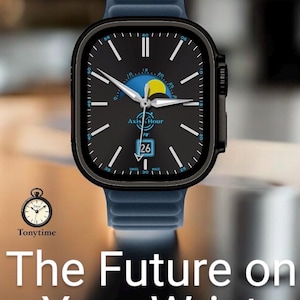 Apple Watchの文字盤 Clockology スマートウォッチ向けプレミアムApple Watchの文字盤 最高評価の文字盤デザイン Axis & Hour Solaris iWatch