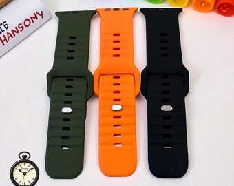 Silicone Sport Band Bundle (3-Pack) | Apple Watch Ultra, SE, Series 2-10