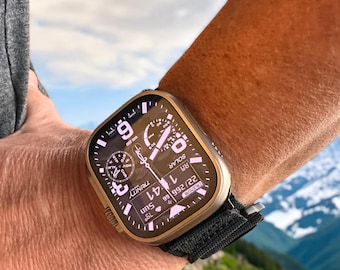 Apple Watch face (custom); designed to work with the Clockology app from the App Store