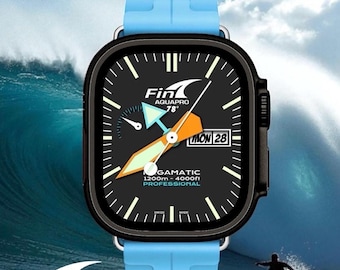 Apple Watch faces Clockology Apple Watch faces for smartwatch Top-rated watch face designs Fin Aquapro Megamatic Dive Watch