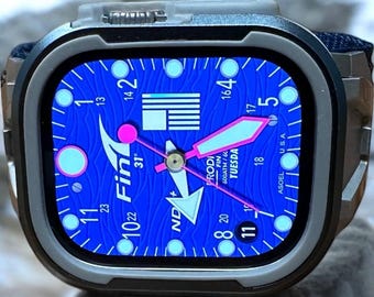 Apple Watch faces Clockology  Premium Apple Watch faces for smartwatch Top-rated watch face designs Fin Dive Watch