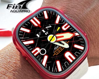 Fin Limited 1000m Watch Face for Clockology Apple Watch (Digital Download)
