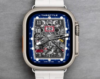 Apple Watch faces Clockology  Premium Apple Watch faces for smartwatch Top-rated watch face designs Throttle Racing Watch