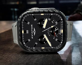 Apple Watch faces Clockology  Premium Apple Watch faces for smartwatch Top-rated watch face designs Aviator Flight Watch