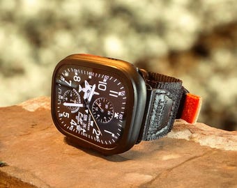 Apple Watch faces Clockology  Premium Apple Watch faces for smartwatch Top-rated watch face designs Fortress Military Watch