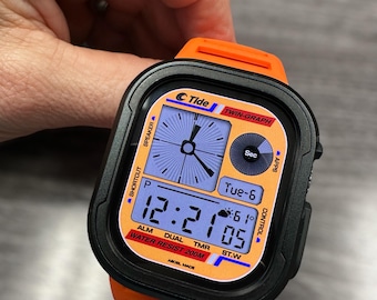 Apple Watch faces Clockology  Premium Apple Watch faces for smartwatch Top-rated watch face designs Tide Digital Watch customizeable watch