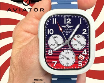 Apple Watch faces Clockology Apple Watch faces for smartwatch Top-rated watch face designs Aviator Cosmonaut 1962 for the Ultra and Series