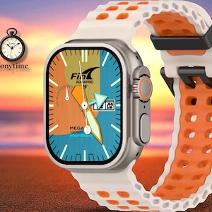 Silicone Comfortable Sport Band for Apple Watch: Ultra, SE, Series 2 to 10