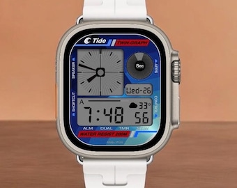 Apple Watch faces Clockology  Premium Apple Watch faces for smartwatch Top-rated watch face designs Tide Digital Watch