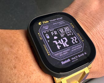 Apple Watch faces Clockology  Premium Apple Watch faces for smartwatch Top-rated watch face designs Tide Digital Watch