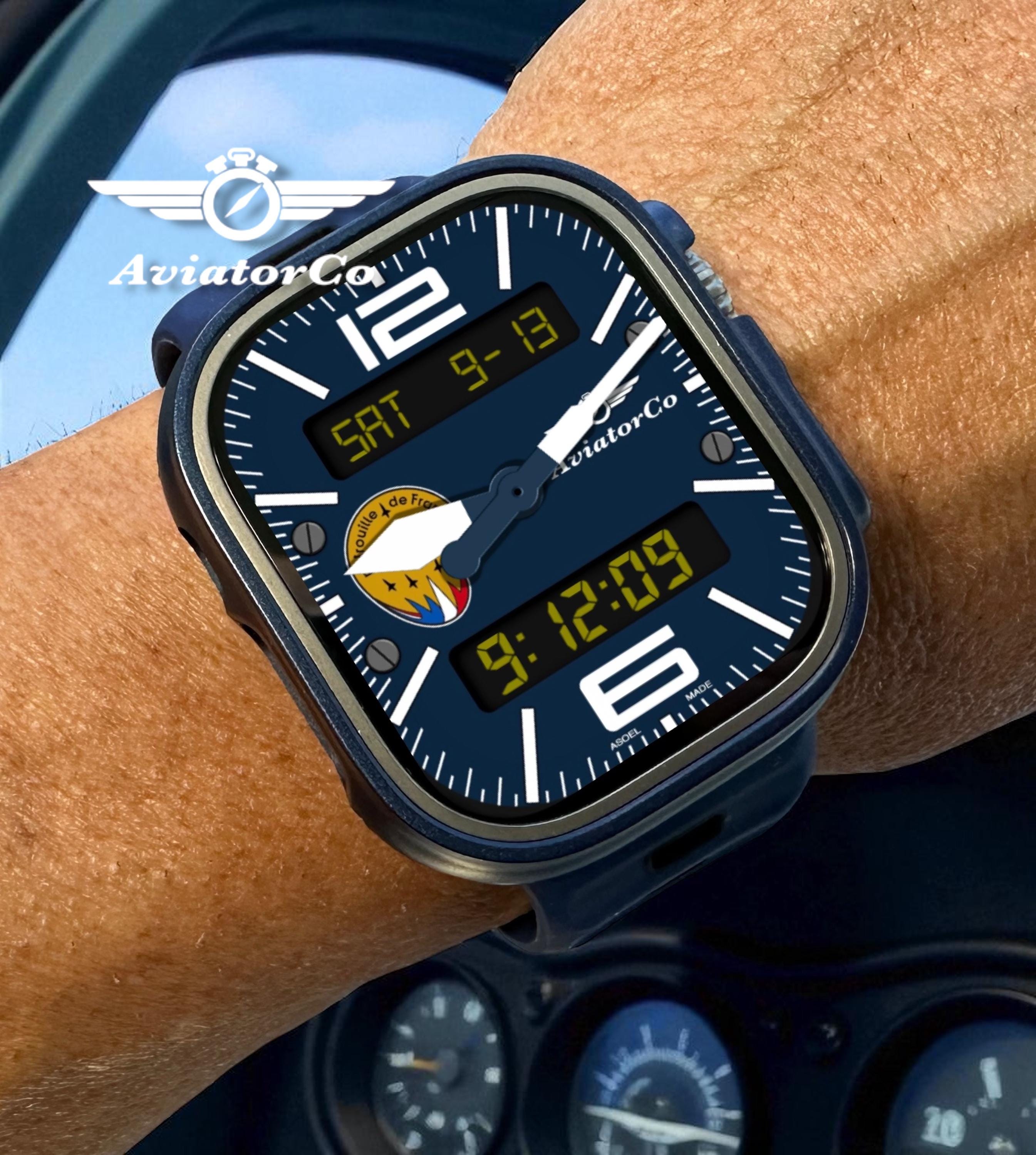Aviatorco Patrioulle Flight Apple Watch Face Custom Clockology - Main Image