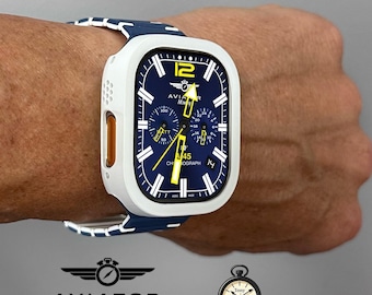 Apple Watch faces Clockology Apple Watch faces for smartwatch Top-rated watch face designs Aviator M45 Flight Watch smartwatch Pilot Watch