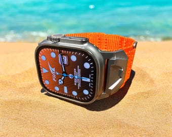 Apple Watch face (custom); designed to work with the Clockology app from the App Store