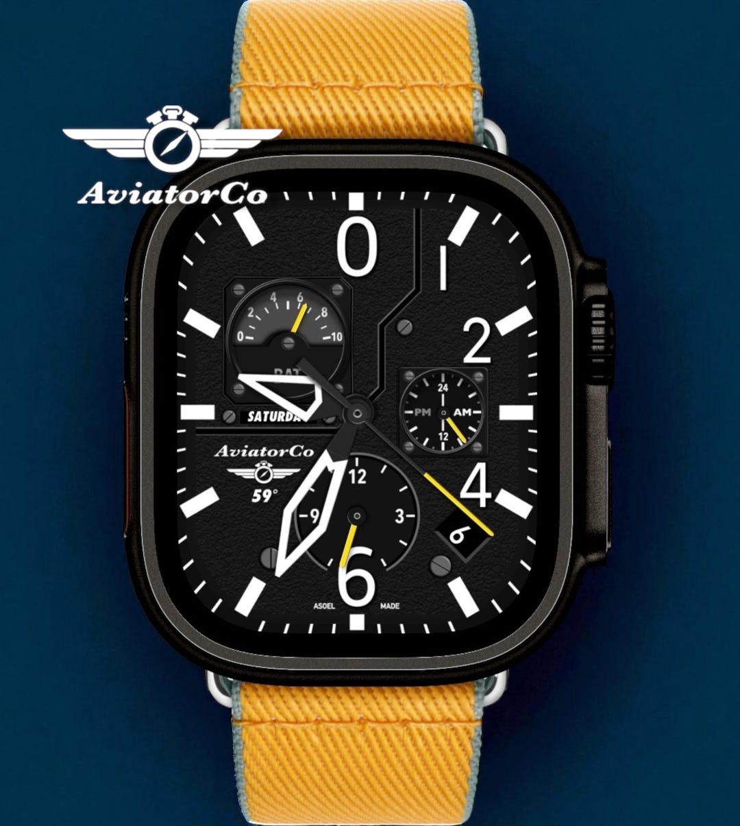 Buy Aviatorco Flight Apple Watch Face Retro Nighthawk Clockology