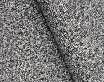 Textured Linen Look Upholstery Fabric – 55 Inch Wide, Basket Weave Indoor Cloth